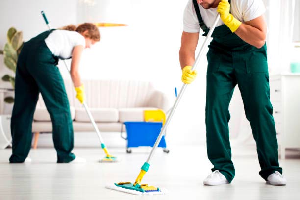 Tampa commercial cleaning crew in action