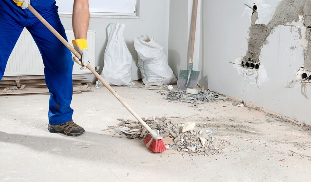 Before and After Post Construction Cleaning Florida
